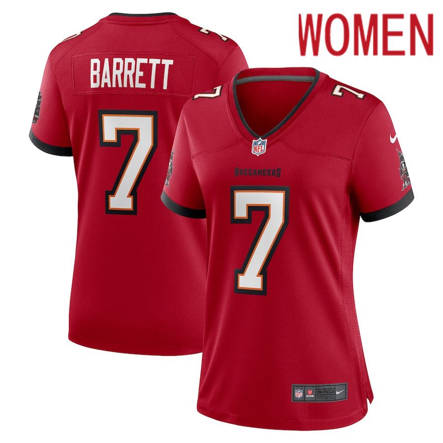 Women Tampa Bay Buccaneers 7 Shaquil Barrett Nike Red Game Player NFL Jersey